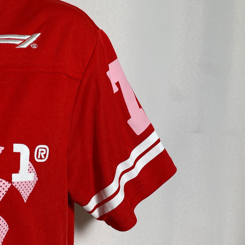 Formula 1 F1 Racing Division Hybrid Apparel Red Pit Crew Jersey Women's MEDIUM - Picture 10 of 12